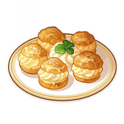 Blubber Profiterole — What Would You Eat In Genshin? Genshin Impact Food Tier List option 22