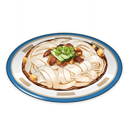Cold Noodles With Mountain Delicacies — What Would You Eat In Genshin? Genshin Impact Food Tier List option 39