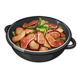Cured Pork Dry Hotpot — What Would You Eat In Genshin? Genshin Impact Food Tier List option 53