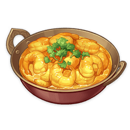 Curry Shrimp — What Would You Eat In Genshin? Genshin Impact Food Tier List option 54