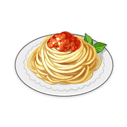 Flaming Red Bolognese — What Would You Eat In Genshin? Genshin Impact Food Tier List option 78