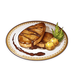 Fontainian Foie Gras — What Would You Eat In Genshin? Genshin Impact Food Tier List option 82