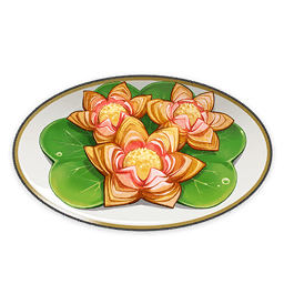 Lotus Flower Crisp — What Would You Eat In Genshin? Genshin Impact Food Tier List option 126