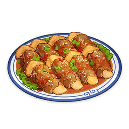 Matsutake Meat Rolls — What Would You Eat In Genshin? Genshin Impact Food Tier List option 129
