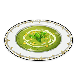 Minty Bean Soup — What Would You Eat In Genshin? Genshin Impact Food Tier List option 134