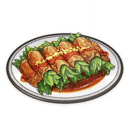 Minty Meat Rolls — What Would You Eat In Genshin? Genshin Impact Food Tier List option 136