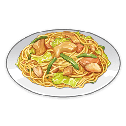 Mixed Yakisoba — What Would You Eat In Genshin? Genshin Impact Food Tier List option 138