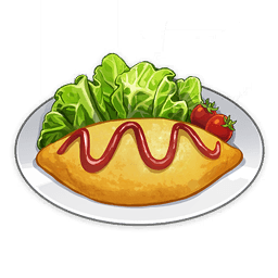 Omelette Rice — What Would You Eat In Genshin? Genshin Impact Food Tier List option 153