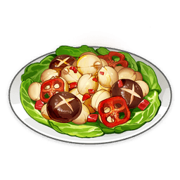 Qingce Stir Fry — What Would You Eat In Genshin? Genshin Impact Food Tier List option 175