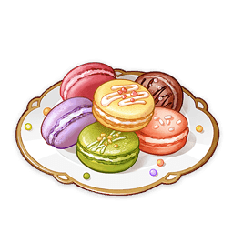 Rainbow Macarons — What Would You Eat In Genshin? Genshin Impact Food Tier List option 180