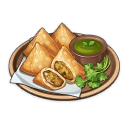 Samosa — What Would You Eat In Genshin? Genshin Impact Food Tier List option 190