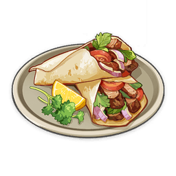 Shawarma Wrap — What Would You Eat In Genshin? Genshin Impact Food Tier List option 200