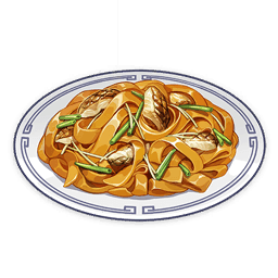 Stir Fried Fish Noodles — What Would You Eat In Genshin? Genshin Impact Food Tier List option 216