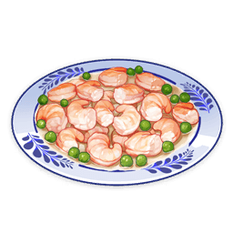 Stir Fried Shrimp — What Would You Eat In Genshin? Genshin Impact Food Tier List option 217