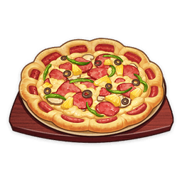 Super Magnificent Pizza — What Would You Eat In Genshin? Genshin Impact Food Tier List option 224