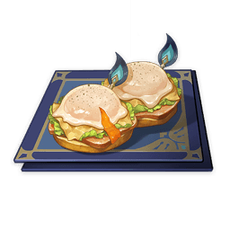 Surveyors Breakfast Sandwich — What Would You Eat In Genshin? Genshin Impact Food Tier List option 225