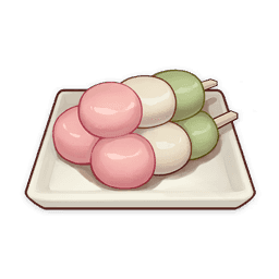Tricolor Dango — What Would You Eat In Genshin? Genshin Impact Food Tier List option 245