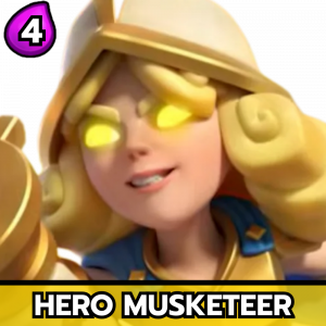Zzzzz 1769778681hero Musketeer — All Clash Royale Cards - [Hero Barbarian Barrel] option 105