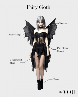 Fairy Goth Outfit 01 — goth types option 8