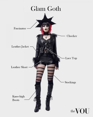 Glam Goth Outfit 01 — goth types option 9