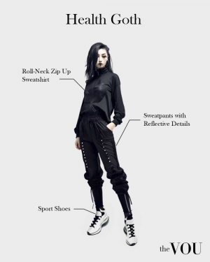 Health Goth Outfit 01 — goth types option 10