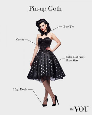 Pin Up Goth Outfit 01 — goth types option 18