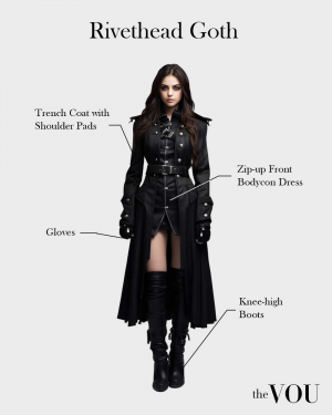 Rivethead Goth Outfit 01 — goth types option 20