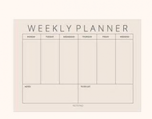 Weekly Planner — ADHD/Autism gifts option 65