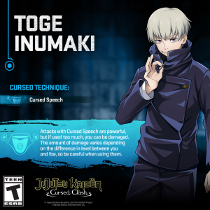 Jjkccsocialcharacterstoge1080x1080 — Jujutsu Kaisen Cursed Clash option 10