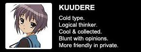 Kuudere — Anime Girl Archetypes option 12