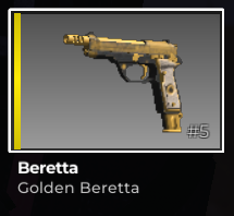 Golden Beretta — Criminality Limiteds Tier List option 5