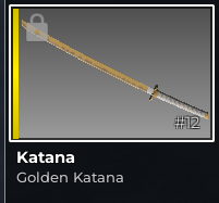 Golden Katana — Criminality Limiteds Tier List option 7