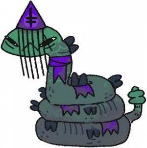 Flinky — Which cult of the lamb character drinks the most. option 9