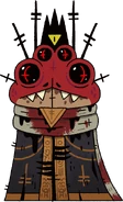 Heket — Which cult of the lamb character drinks the most. option 13