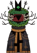 Leshy — Which cult of the lamb character drinks the most. option 19