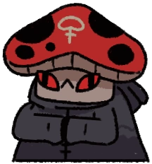 Mushroomfollower — Which cult of the lamb character drinks the most. option 23