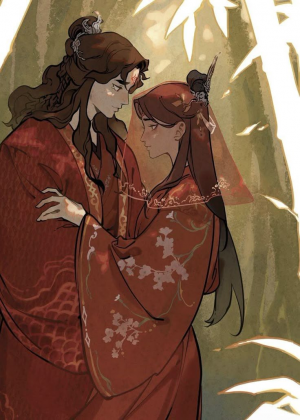 The Scum Villians Self Saving Systemrn Zh Fnpi Zji Xtng Novel Volume 4 Inside Cover Artillustration Bingqiu Shen Qingqiu Luo Binghe — Yaoi / NWLNW / MLM Ship Ranking option 90