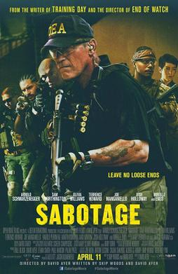 Sabotage2014filmposter — Arnold Schwarzenegger Films option 26