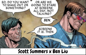 Scott Summers X Ben Liu — Scott Summers Ship Tierlist option 3
