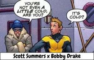 Scott Summers X Bobby Drake — Scott Summers Ship Tierlist option 5