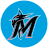 Miamimarlins — MLB Teams by Division (2024) - @chipstros version option 15