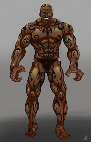 Muteba Gizenga — Kengan Ashura/Omega VS Baki option 52