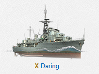 Daring — World of Warships TX DDs option 3