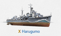 Harugumo — World of Warships TX DDs option 11