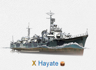 Hayate — World of Warships TX DDs option 12