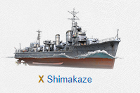 Shimakaze — World of Warships TX DDs option 18