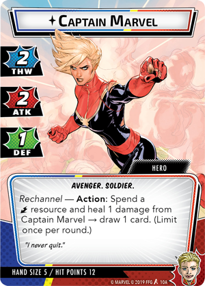 Mc01encardcaptain Marvel — Marvel Champions Heroes (2026) option 2