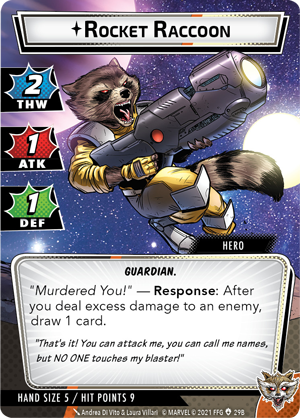 Mc16enrocket Raccoon Hero — Marvel Champions Heroes (2026) option 19