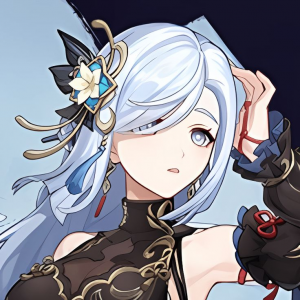Shenhe — genshin impact characters in school (4.7) option 64