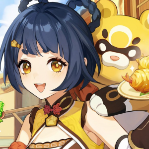 Xiangling — genshin impact characters in school (4.7) option 68